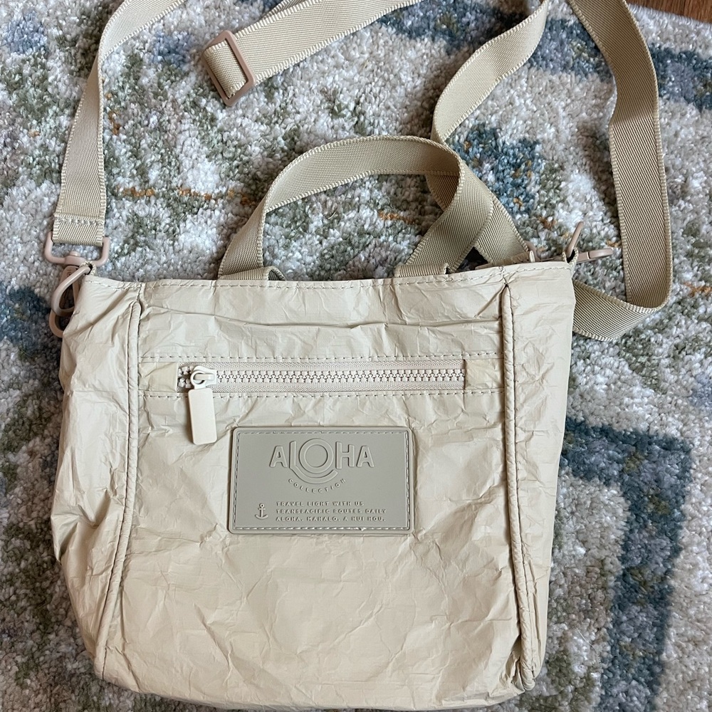 ALOHA Collection Cream Crossbody Bag